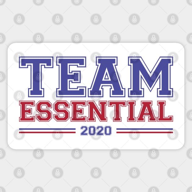 Team Essential 2020 USA Sticker by Shinsen Merch